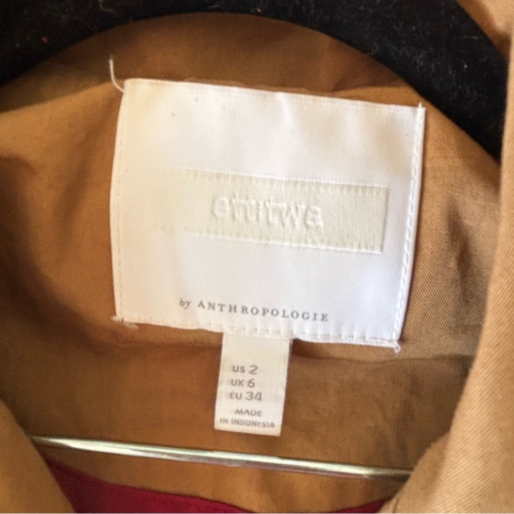 Anthropologie Marley Trench Coat, Size US 2, UK 6 - Picture 8 of 13